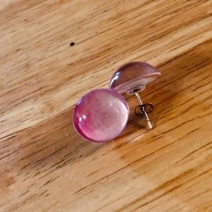 Handmade Pink Ombre Earrings